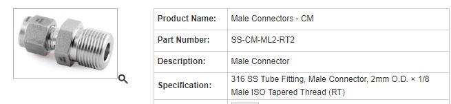 P/N: SS-CM-ML2-RT2 