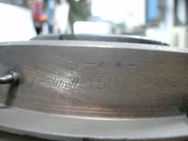 Lining carrier (friction plate) for 150/428D=190V; 55W70/49 