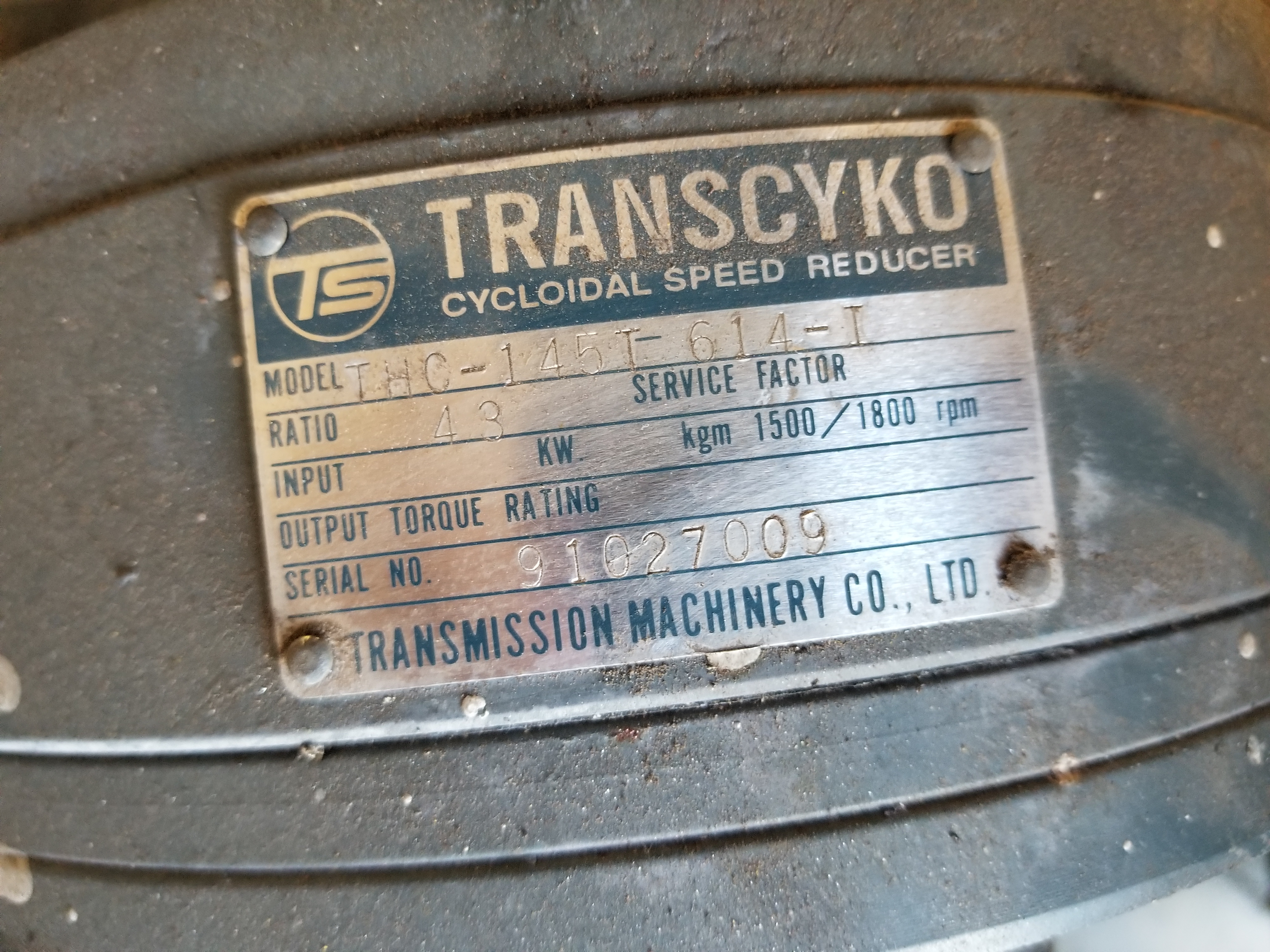 THC-614-145T-I RATIO 43 