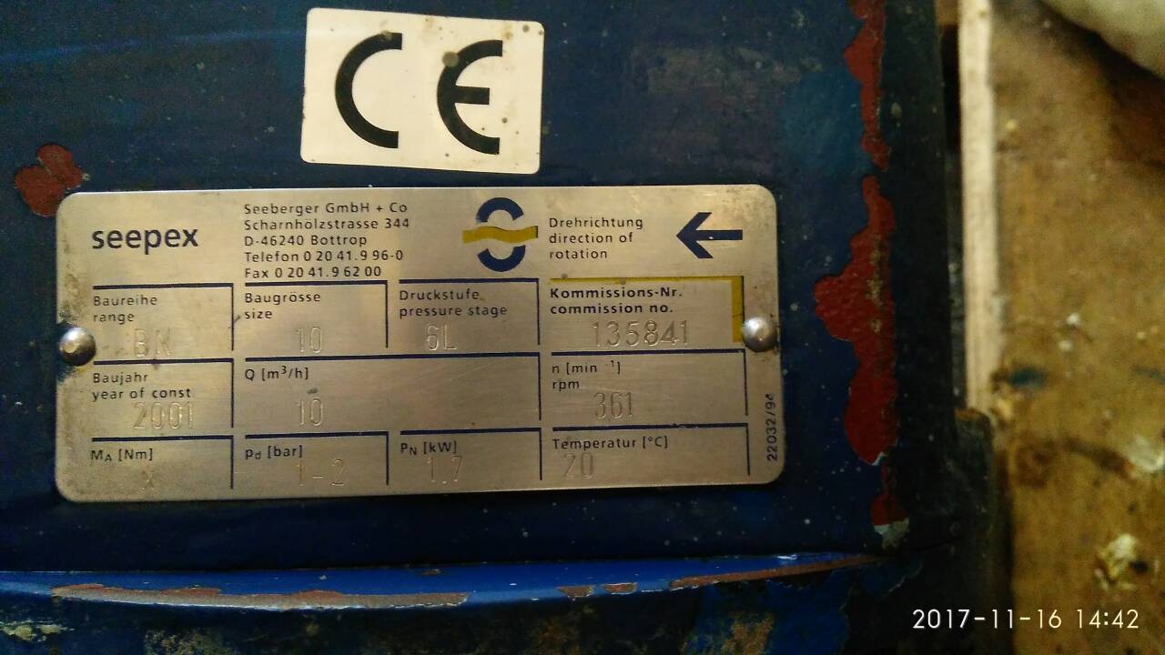135841 ( Kommissions Nr.) obsolete, replacement BN 10-6L 