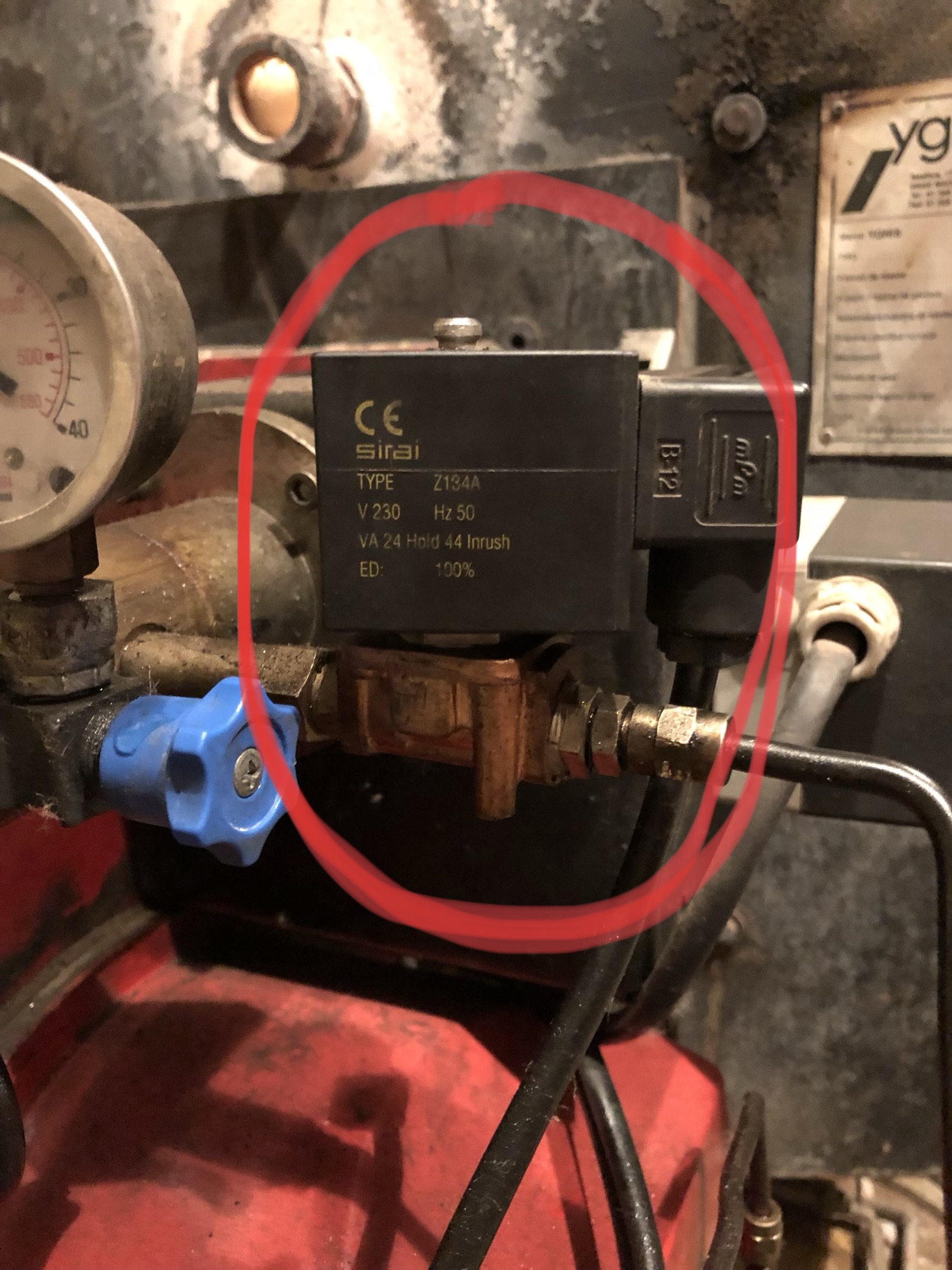 P/N: 200003996, Type: Z134A-230VAC