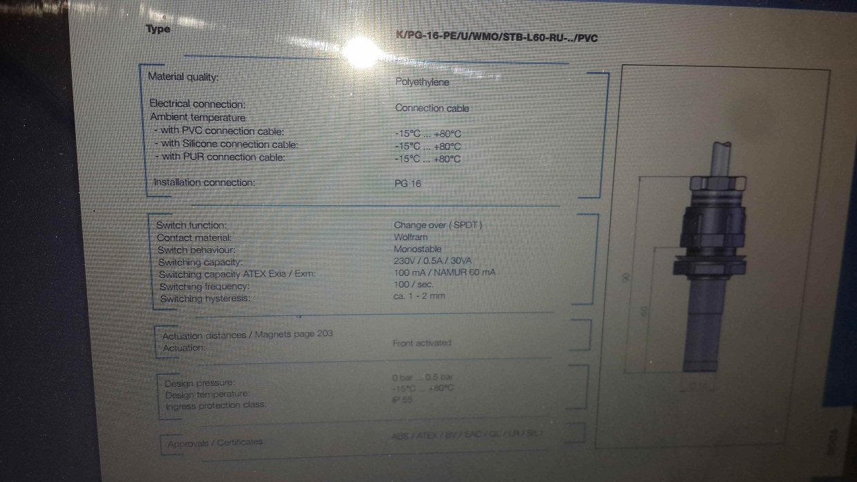 K/PG-16-PE/U/WMO/STB-L60-RU-1/PVC 