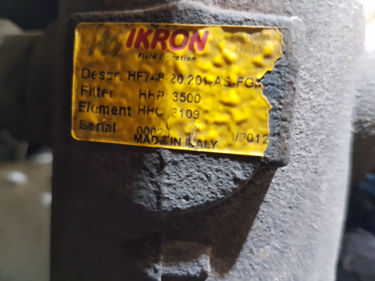 HF748-20.201-AS-FG025-LC-B60-GE-B-XA-G-F3 