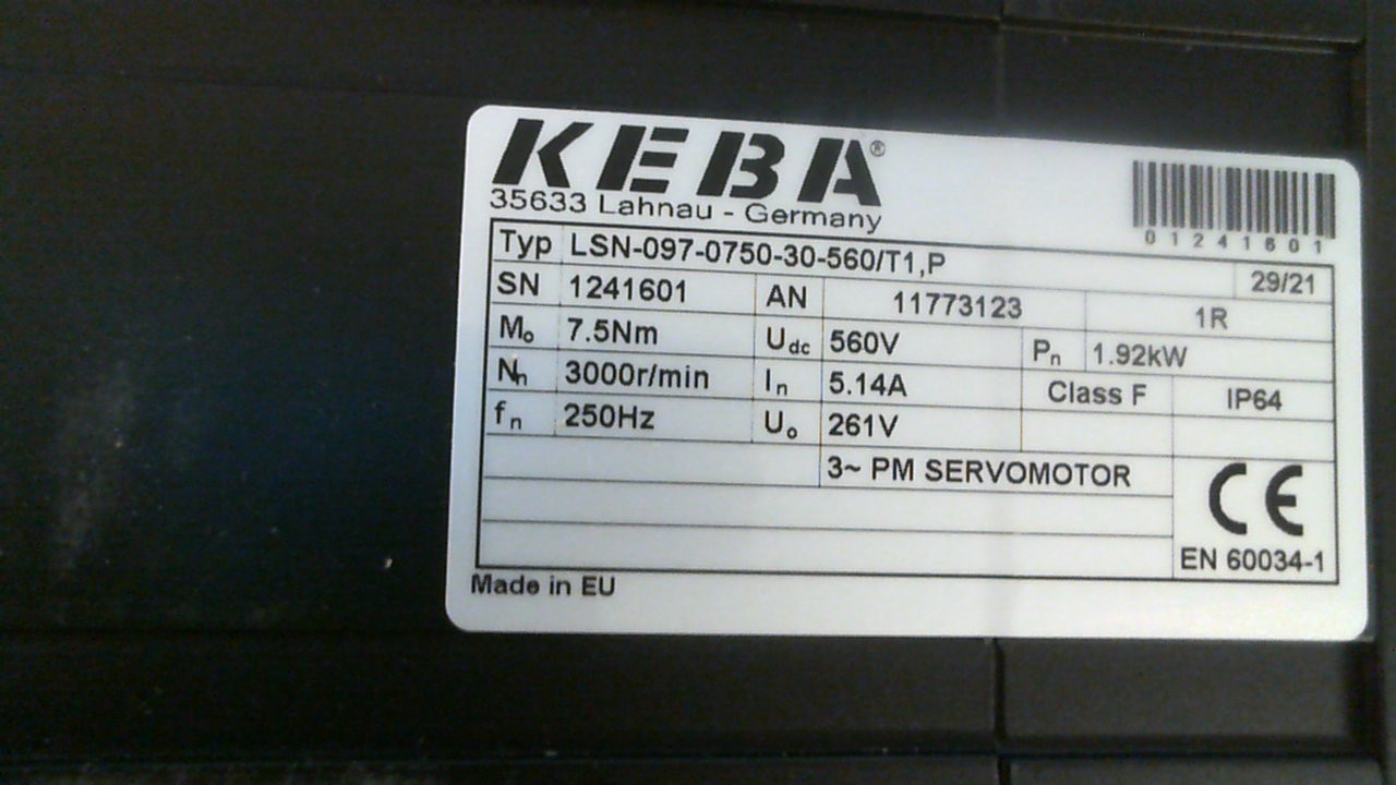 LSN-097-0750-30-560/T1, P, 1R