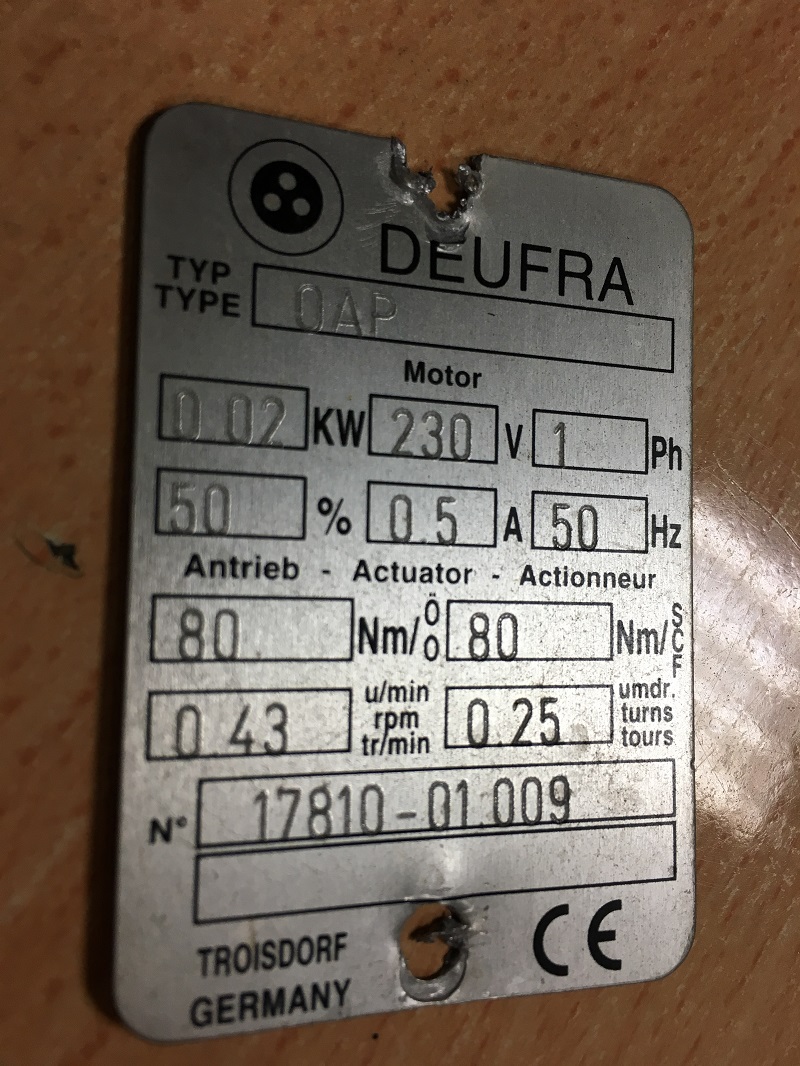 OLD CODE OAP (No:17810-01 009) NEW CODE SQ10KN035MB0D24A0A0A0J1B 
