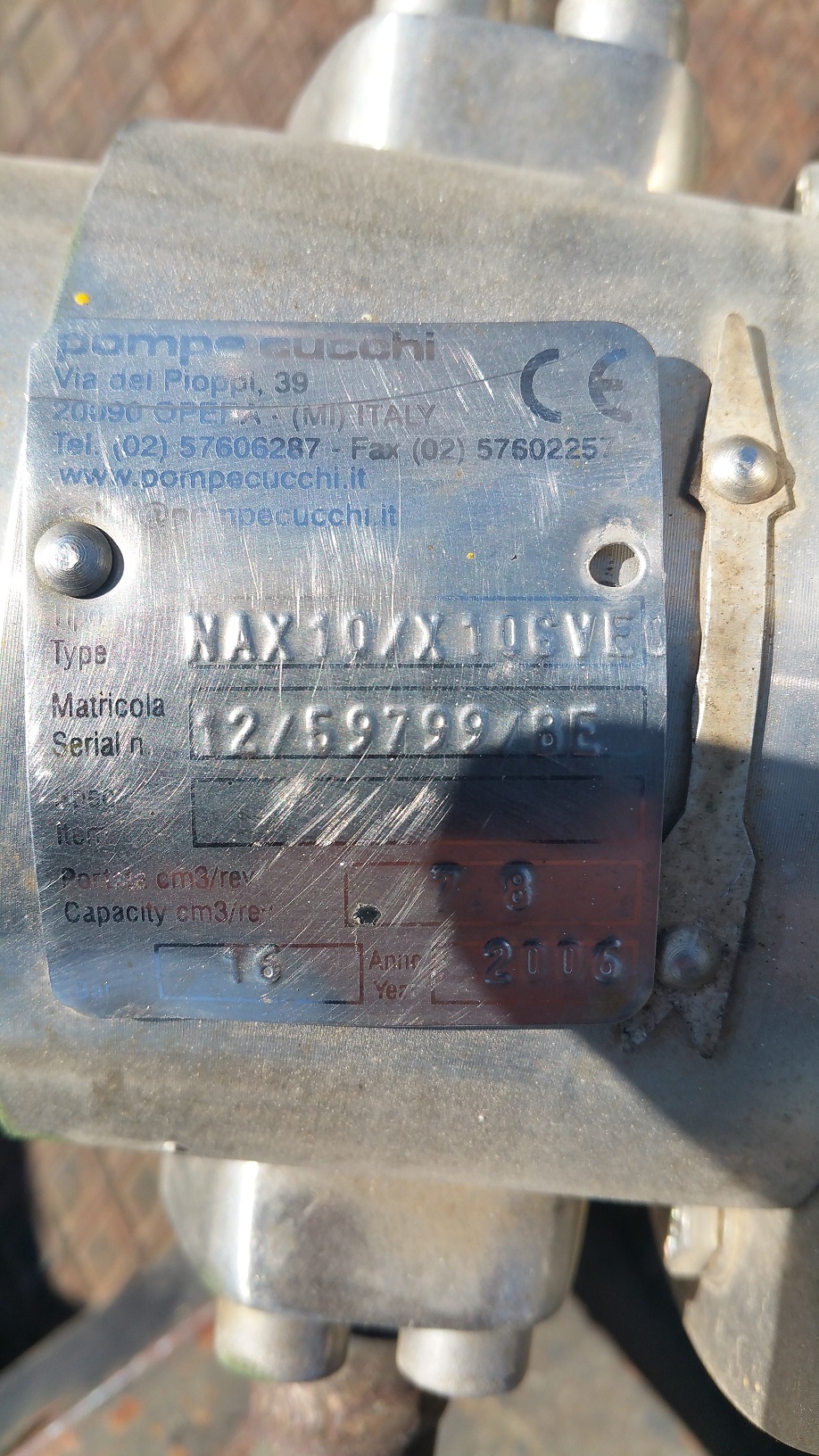 NAX10/X106VE8 old code, new code NAX10/X10GVE0 