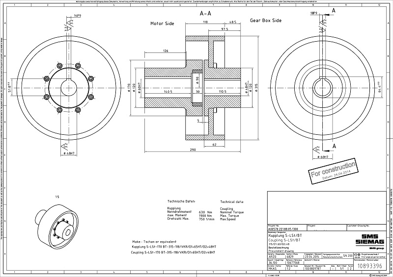 SL BT 170 – St – VkR 