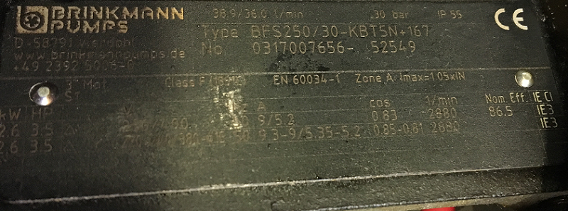 BFS250/30-KBT5N+167