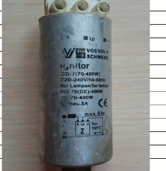 CD-7(70-400W) obsolete, alternative  EC 101636 
