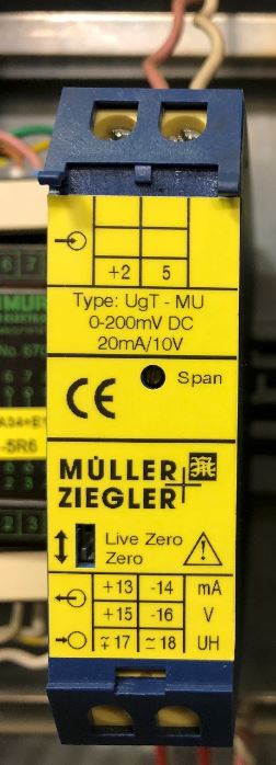 UgT-MU Eingang 0-200 mV