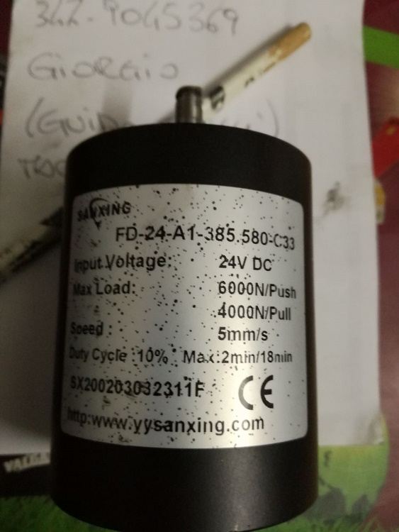 FD-24-A1-385.580-C33+ CB-1A-220 (linear motor + controller + remote control )