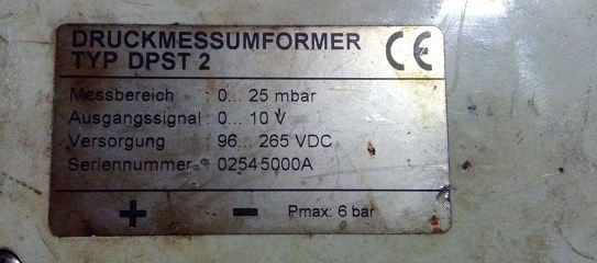 DPST 2 SN: 02545000A (OEM)- Alternative - 70170501 | S13425
