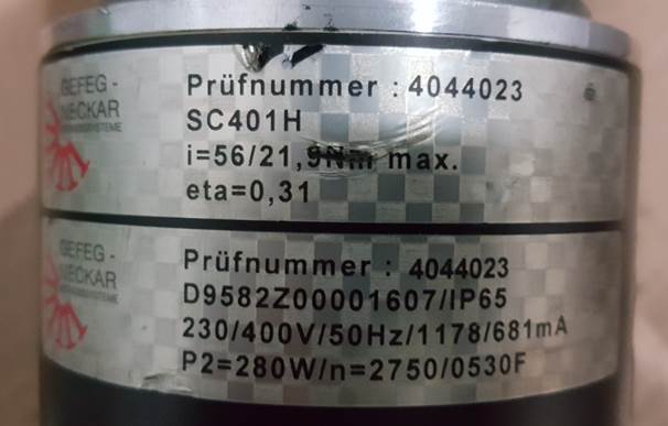 4044023 - exlisive OEM for TetraPak 