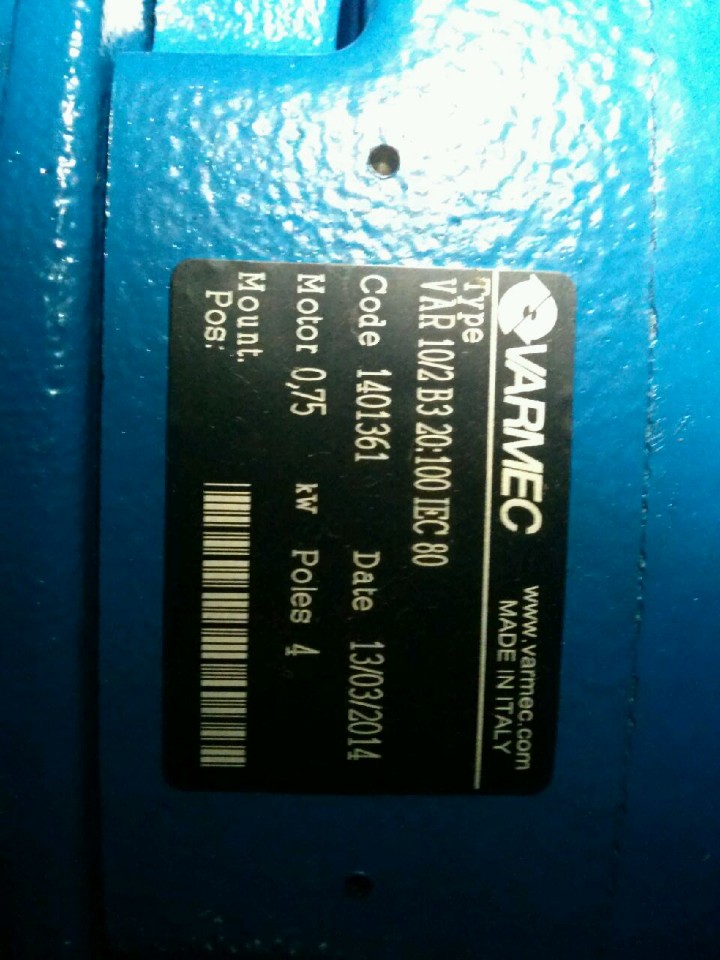 VAR10/2 B3 020-100-0,75kW 4pol 