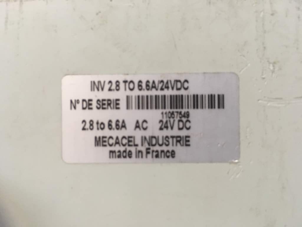 2.8A to 6.6A AC 24 VDC