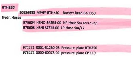 BTH 350 (10986983,975604,975608,970271,978272) 