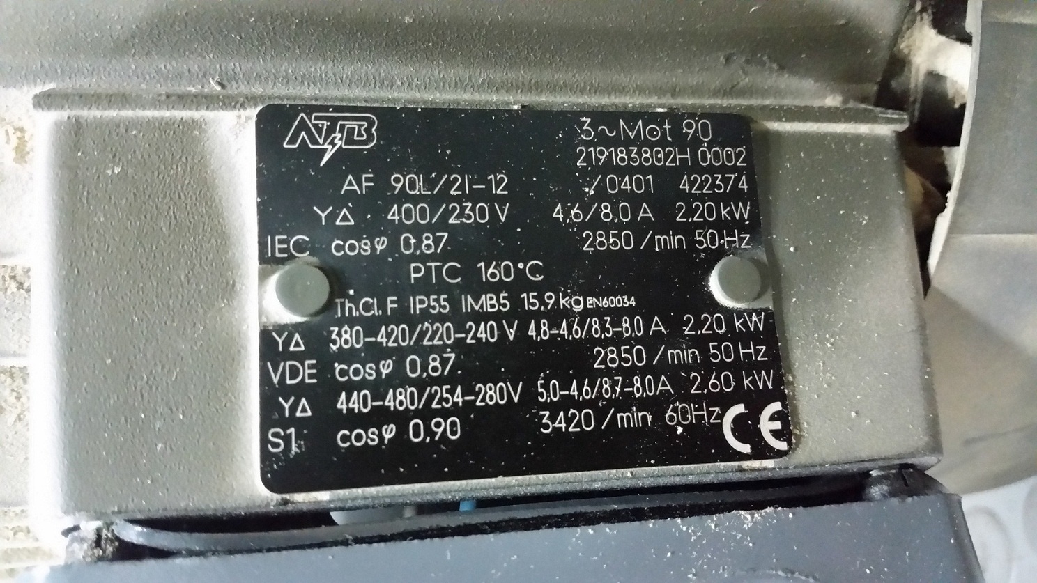 AF 90L/21-12 obsolete, replacement NF 90L/2D-11S+E3