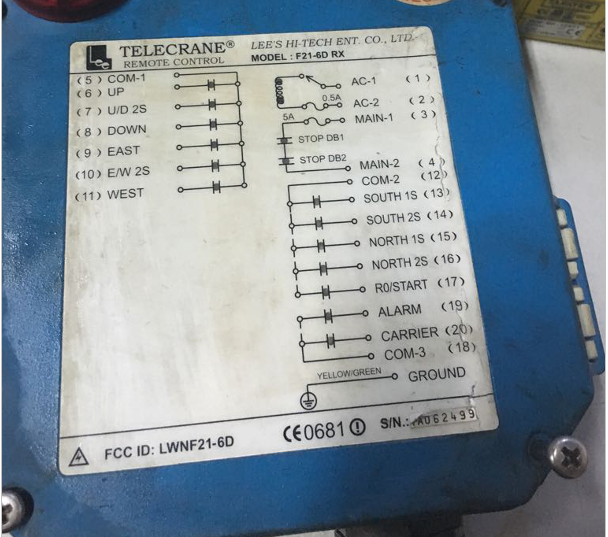 F21-6D RX obsolete, alternative F25-6D 