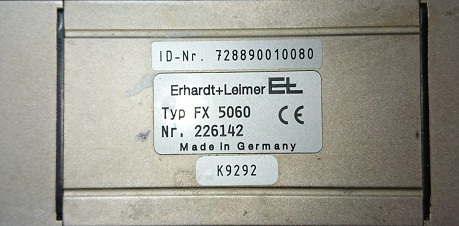 226142 obsolete, replacement P/N: 00363592 Type: FX 5260 