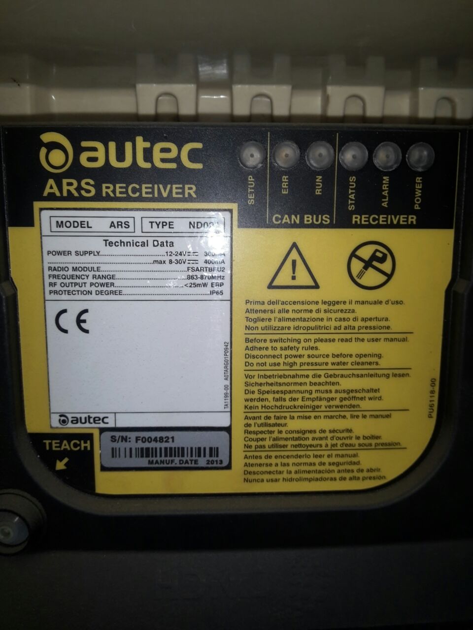 Model: ARS, Type: ND021