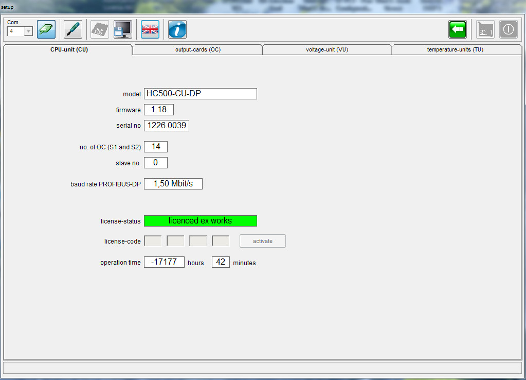HC500-CU-DP,  Nachfolgemodell   100% kompatibel  HC500-CU2-DP 