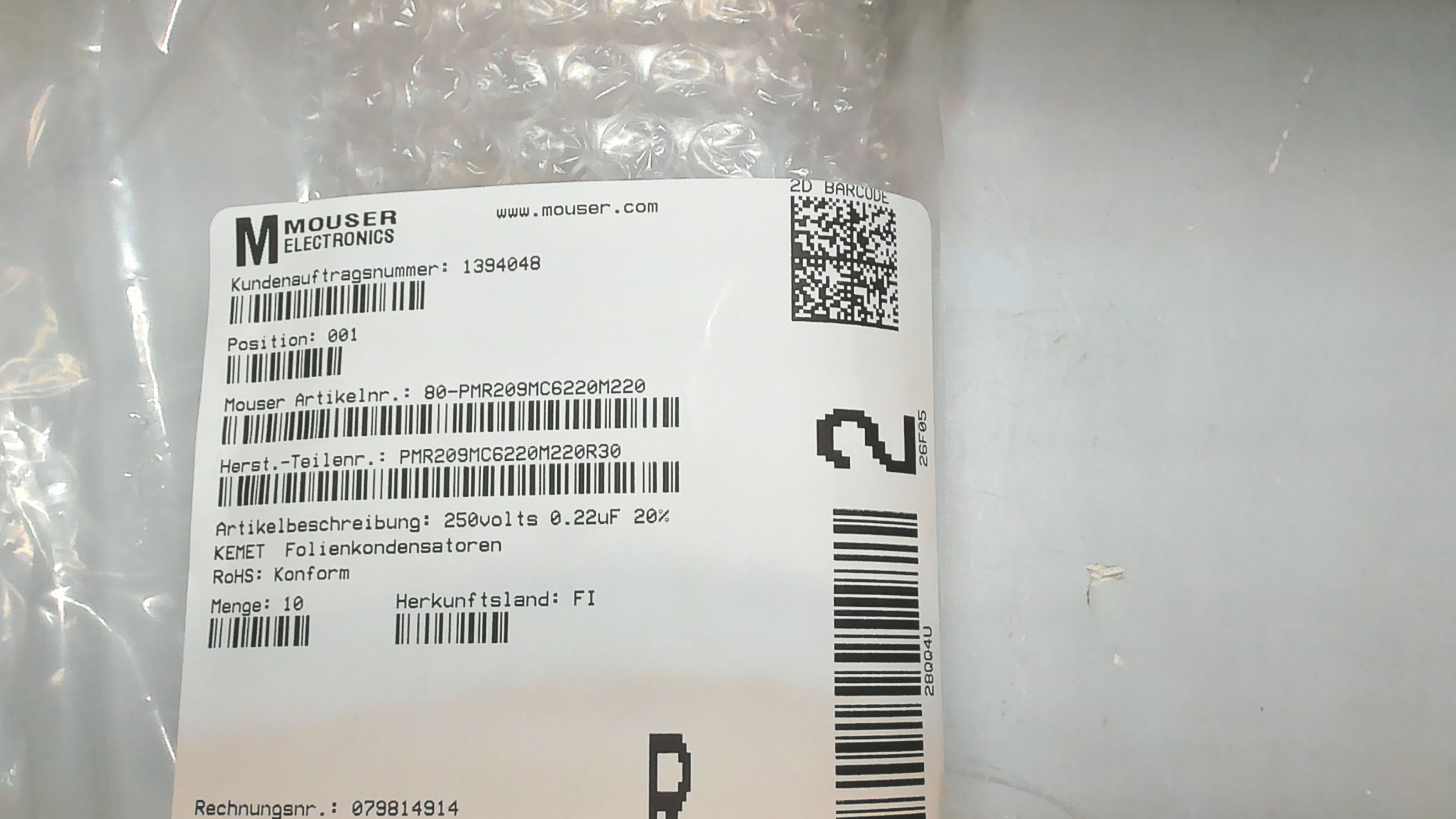 PMR209MC6220M220R30