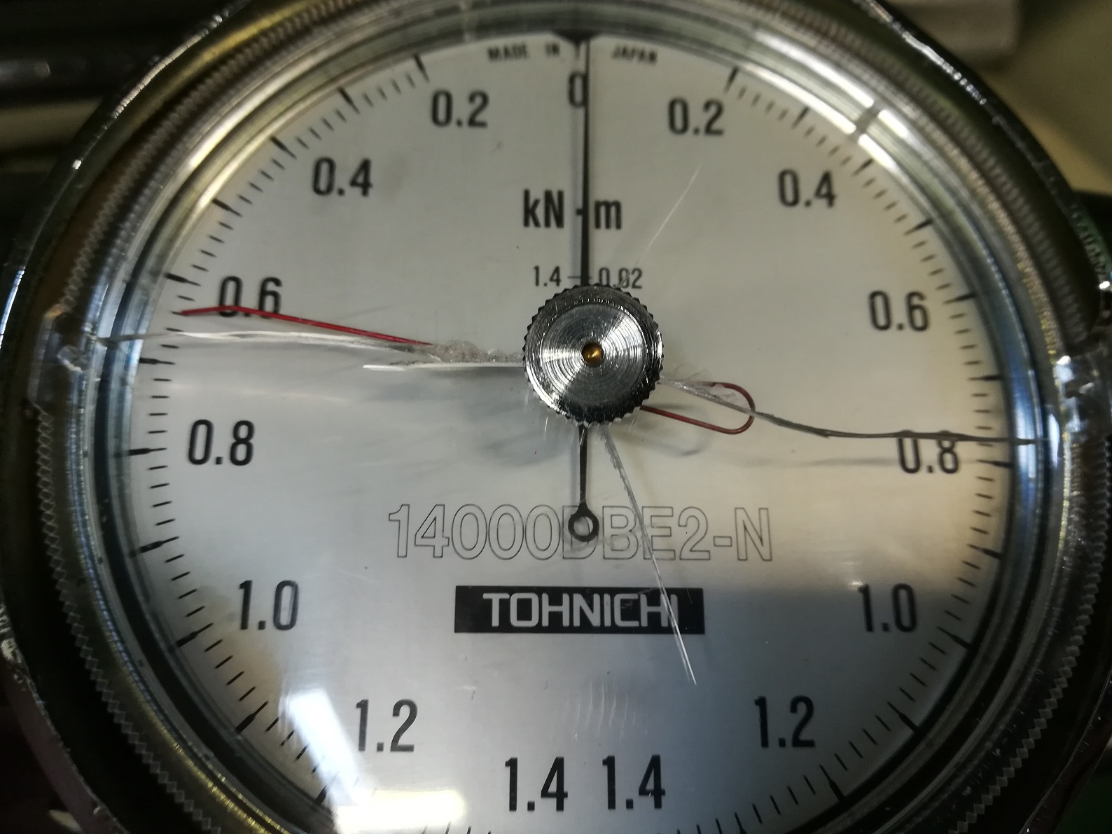 Cover glass with analog display for 14000DBE2-N  