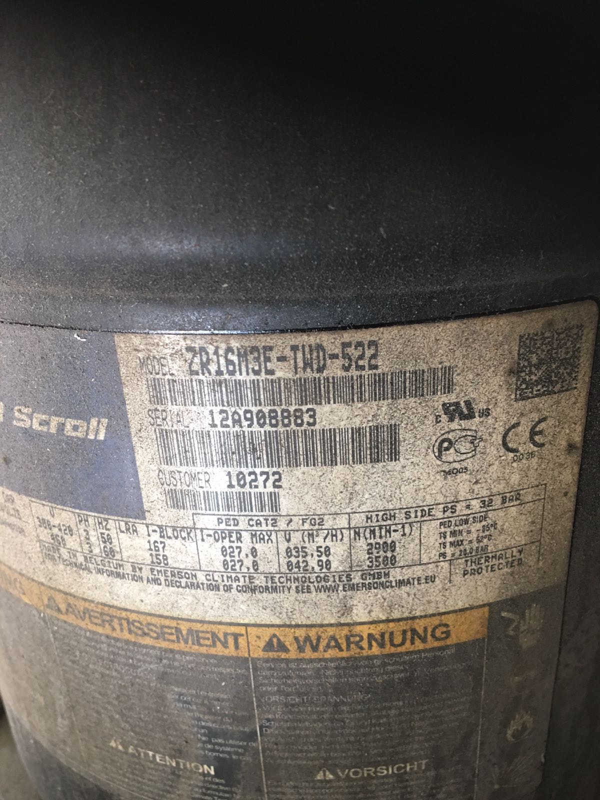 12A908883 obsolete, alternative is ZR16 M3E TWD 961 