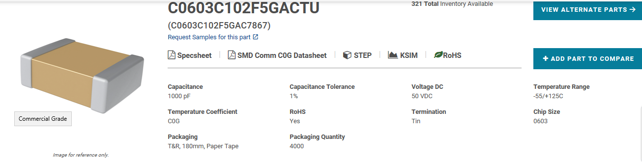 C0603C102F5GAC7867