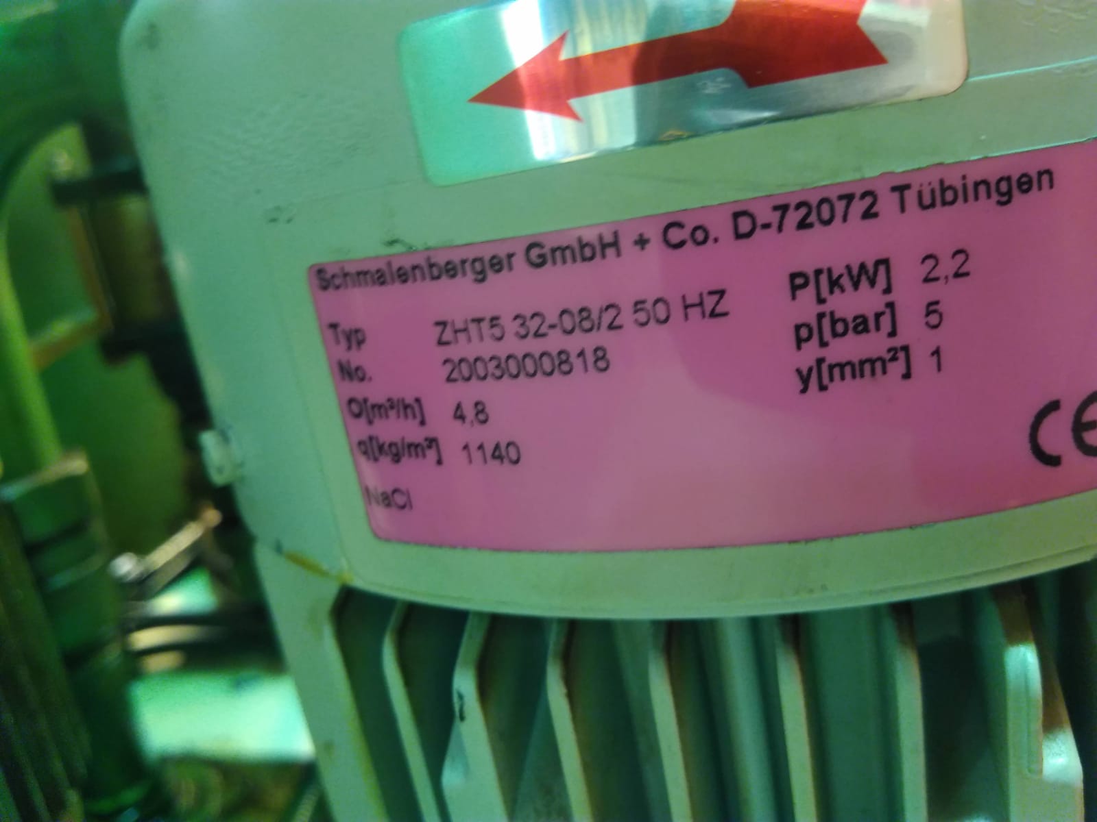 ZHT 5 32-08/2 50 HZ obsolete/replaced by ZHT V 32-08/2-2,2 IE3 