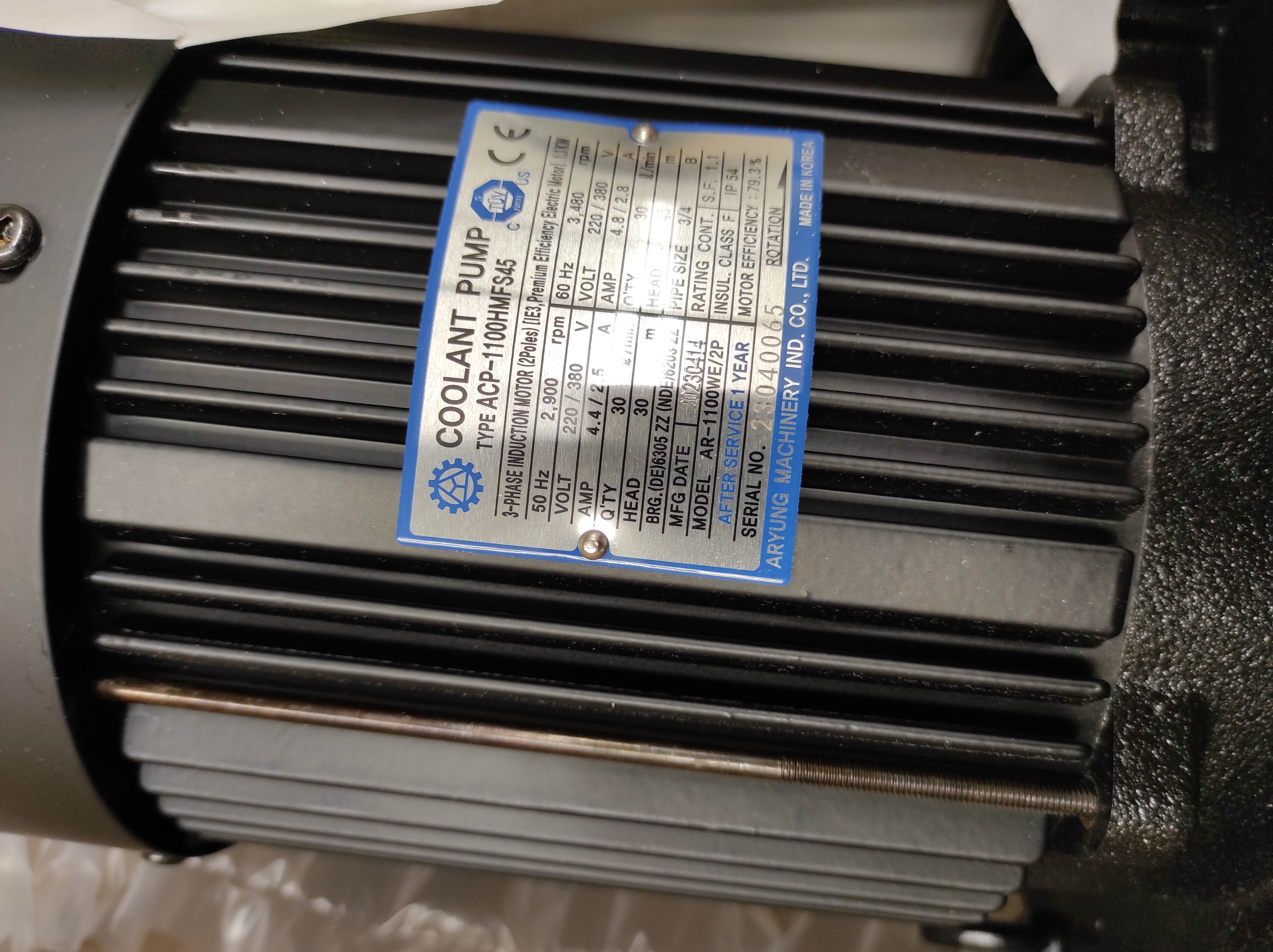 P/n.5161760 Type T.P.ACP-1100HMFS45 30L/3Bar