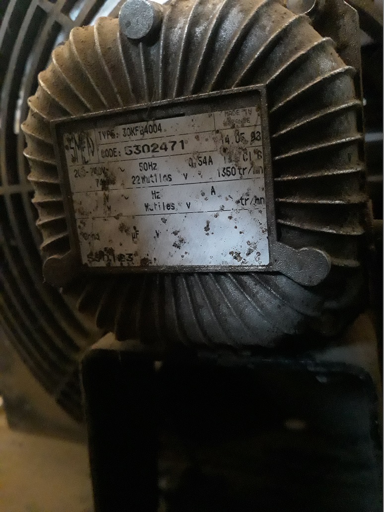 5302471 30KFB4004   obsolete, replaced by  brand EBMpapst M4Q045.EA01.G3 "550163" HELICE D250MM; M4Q045.EA01.G3 "550163" HELICE D300MM  
