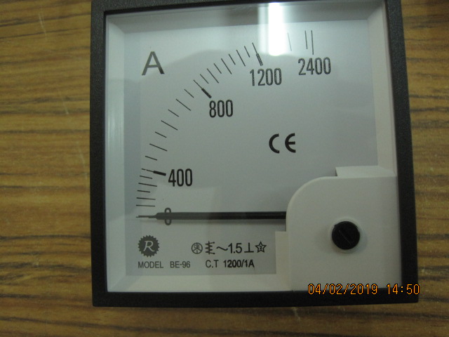 Analogue ammeter BE-96 1200/1A
