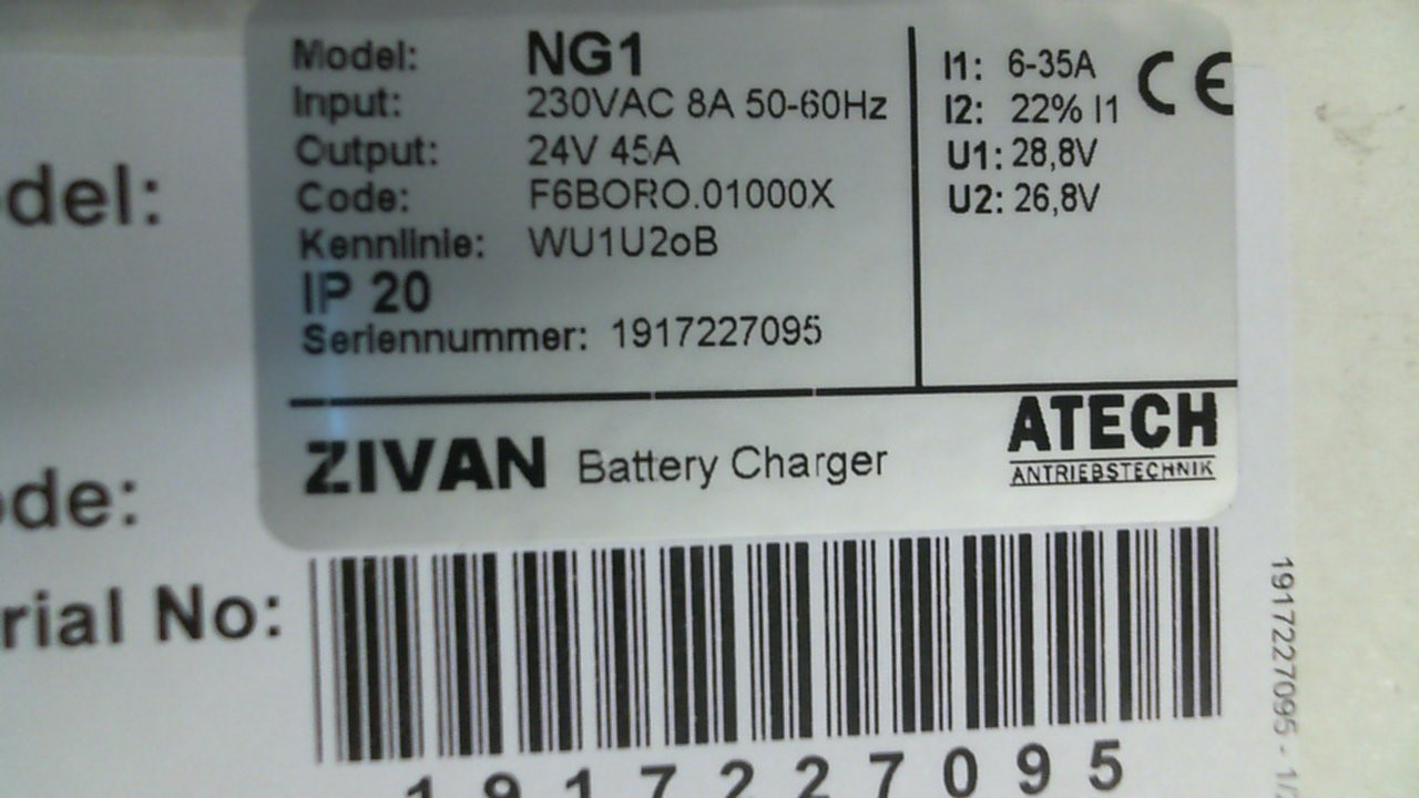 F6BORO.01000X , type  NG1 230/24V 35 A