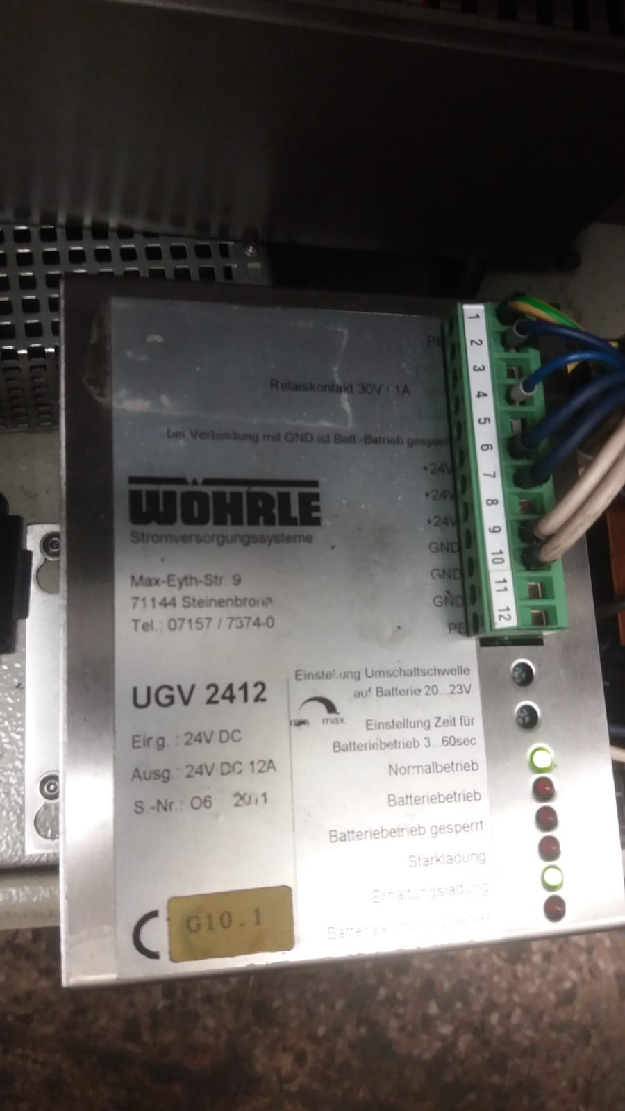 UGV 2412 obsolete, no alternative