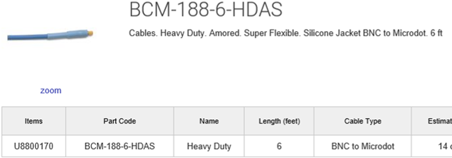 U8800170 Type BCM-188-6-HDAS