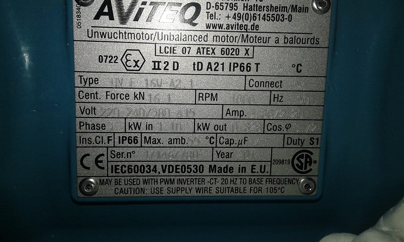 UVF16W-A2.1 220-240/380-415V 50HZ