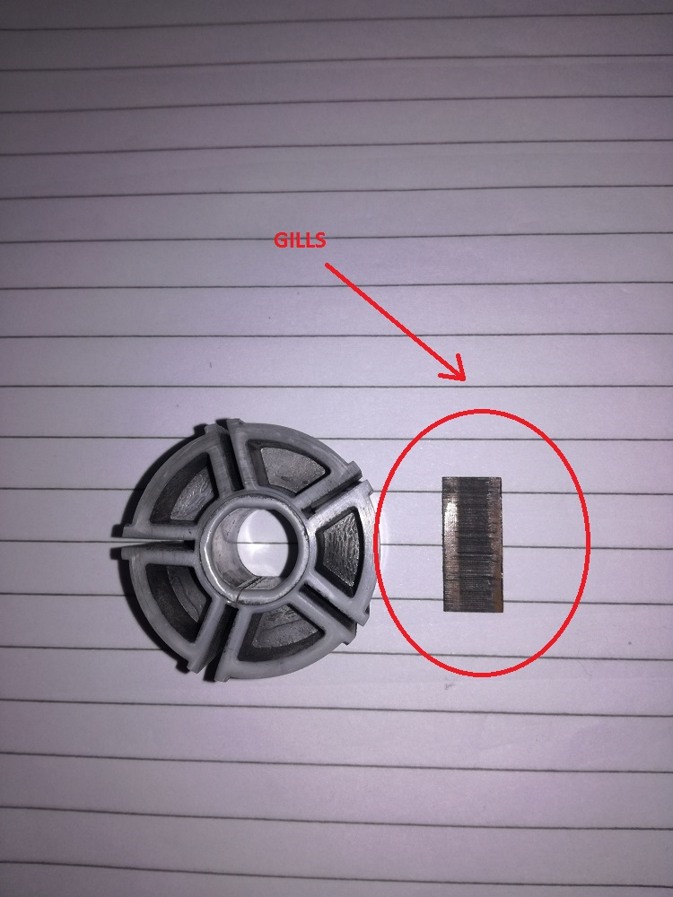 Gills for Drum for RS125#/03-AR
