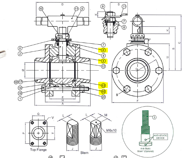 repair kit for 2666 (DN80/65)