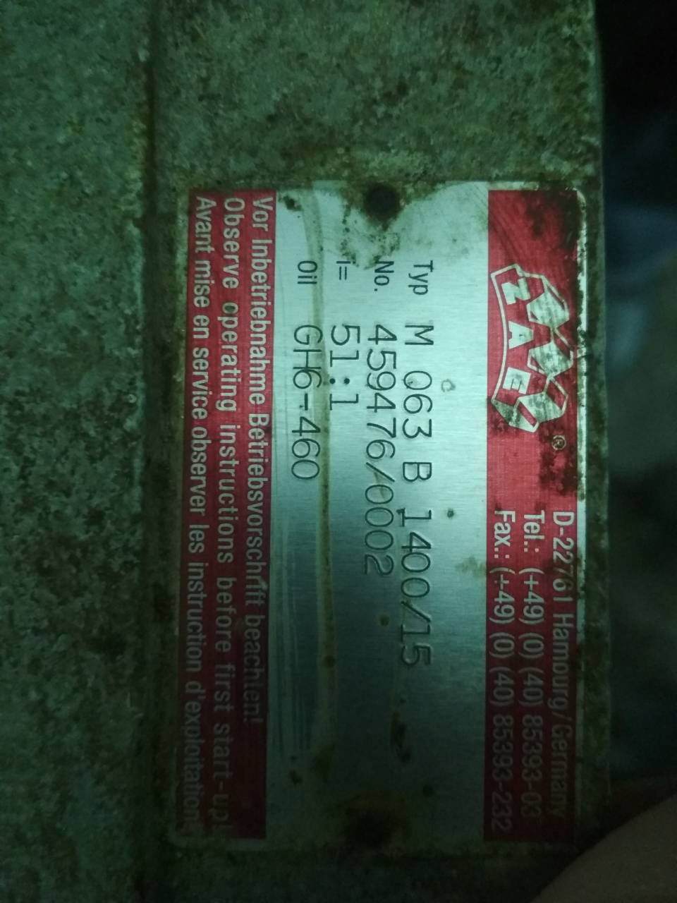 Typ M 063 B 1400/15