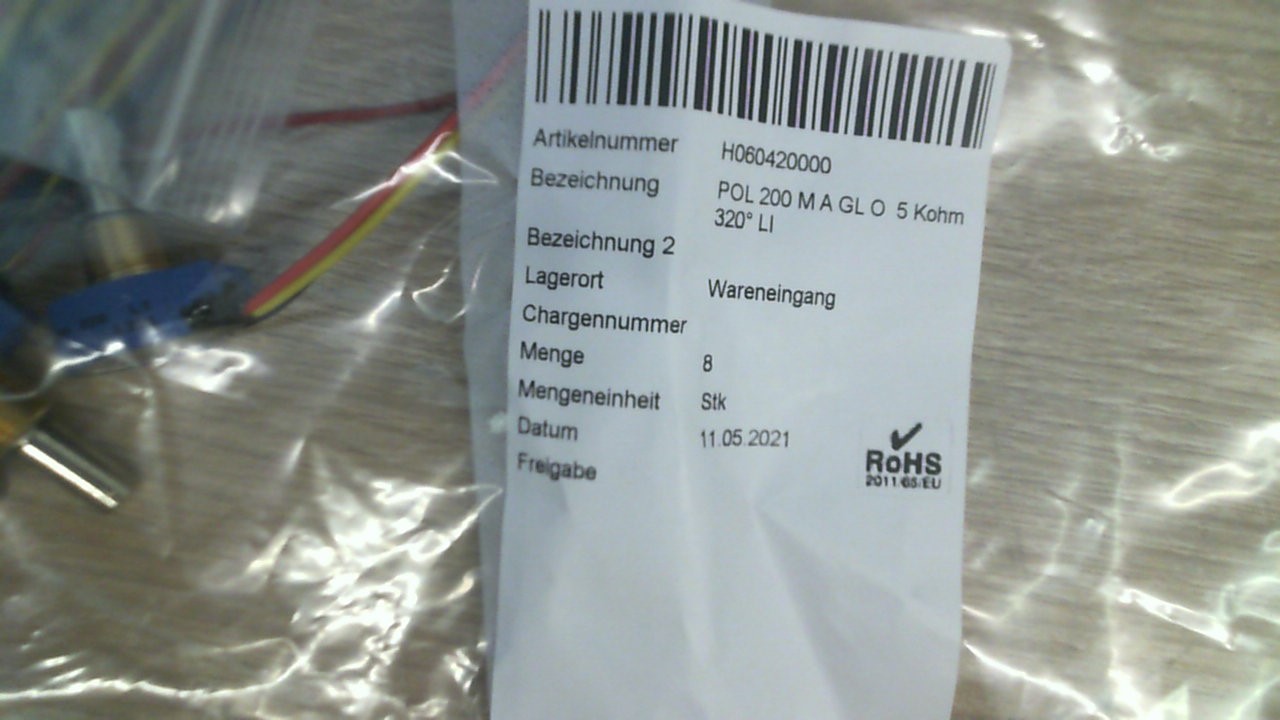 POL 200 M A GL O 5 Kohm 320° LI