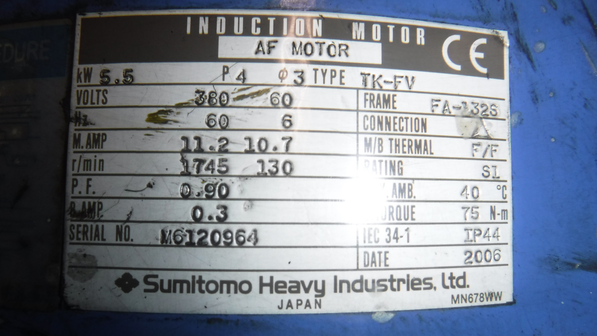 S/N: M6120964