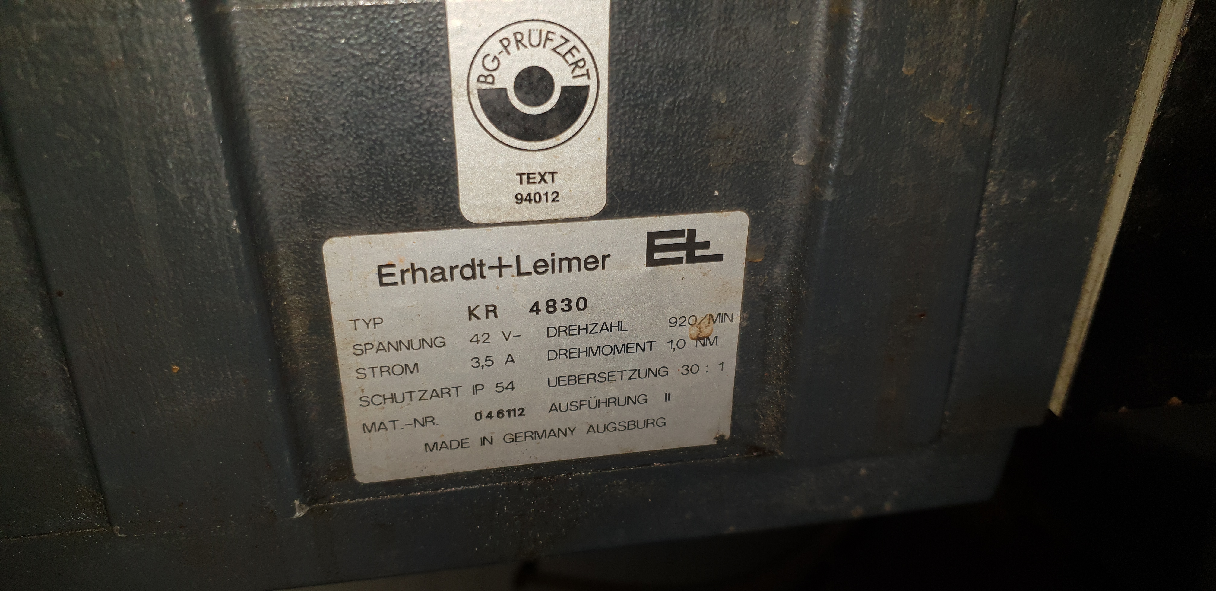 Type: KR 4830, obsolete replaced by  KR60