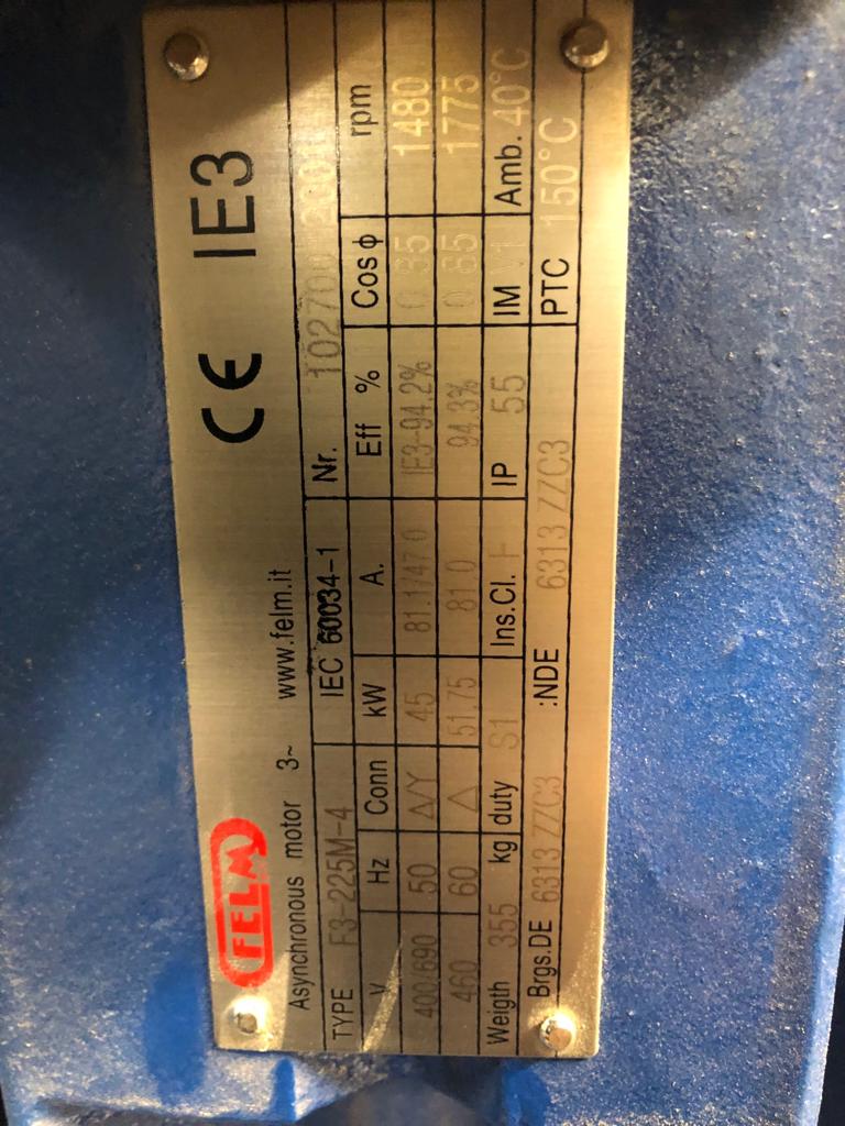 45 kW, 4P, 400/690V/50Hz
