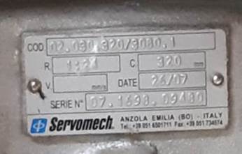 Typ: ATL-30-RL1-C320-TF-LH Nr. 02.030.320/3080 Rev.1