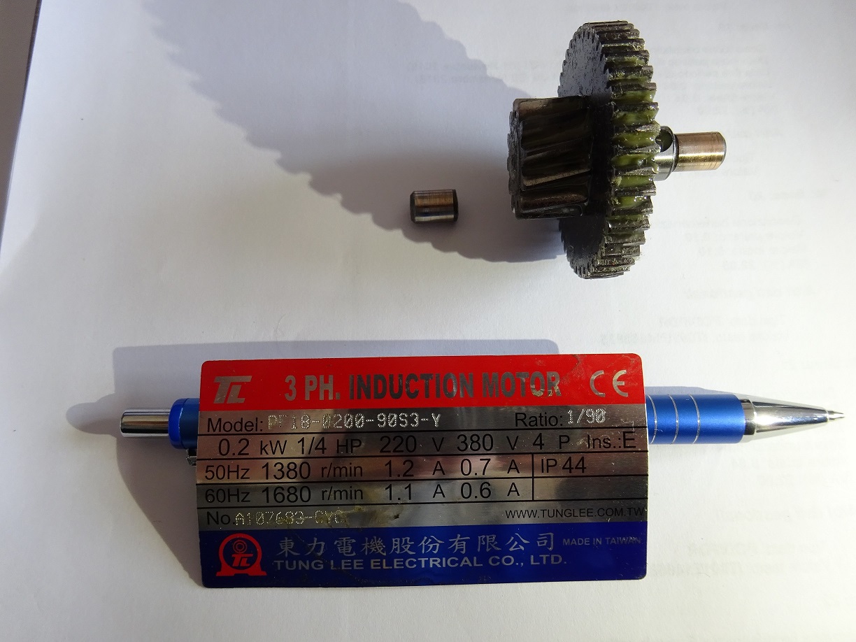Helical gear for PF18-0200-90S3-y