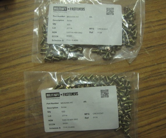 MS35206-242 (pack x100) (stock)