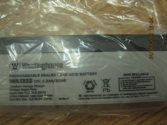WA1223E 12V/2,3Ah