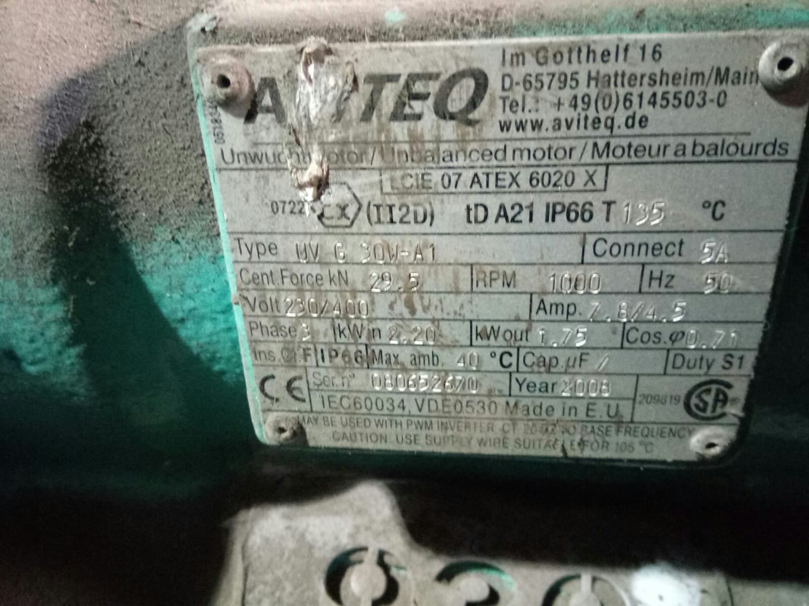 Type: UV G  30W-A1 S/N: 080652670