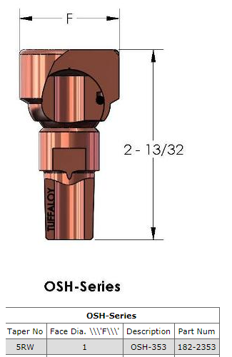 P/N: 182-2353 (OSH-353)